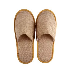 Jute Linen Hotel Slipper