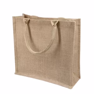 Linen Jute Tote Bag